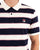 Fila Vintage Block Striped Polo Navy Gardenia
