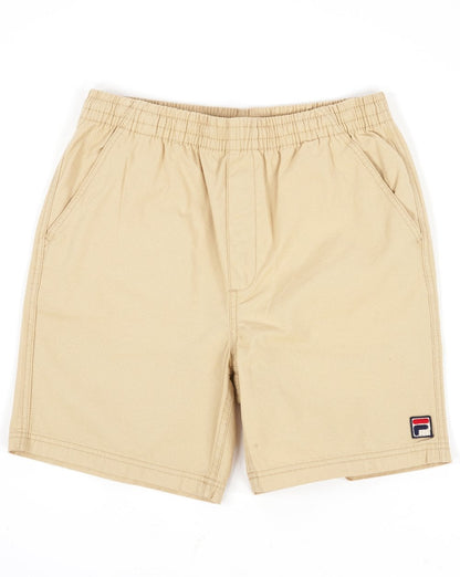 Fila Vintage Chino-Shorts mit Kordelzug in Sand