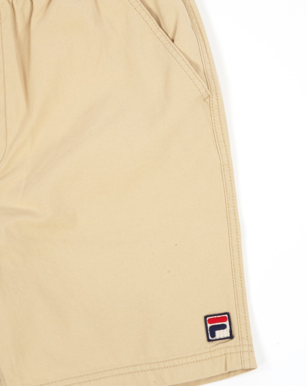 Fila Vintage Chino-Shorts mit Kordelzug in Sand