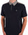 Weekend Offender Check Collar Polo Shirt Navy