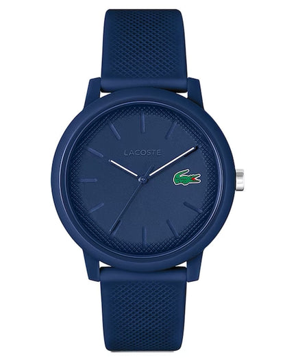 Lacoste 12.12 – Uhr mit blauem Silikonarmband