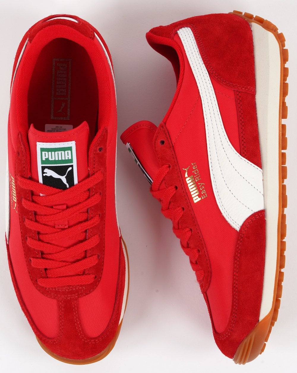 Puma Easy Rider Vintage Sneaker Rot Weiß
