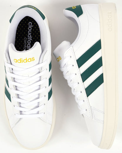 Adidas Grand Court 2.0 Turnschuhe weiß grün