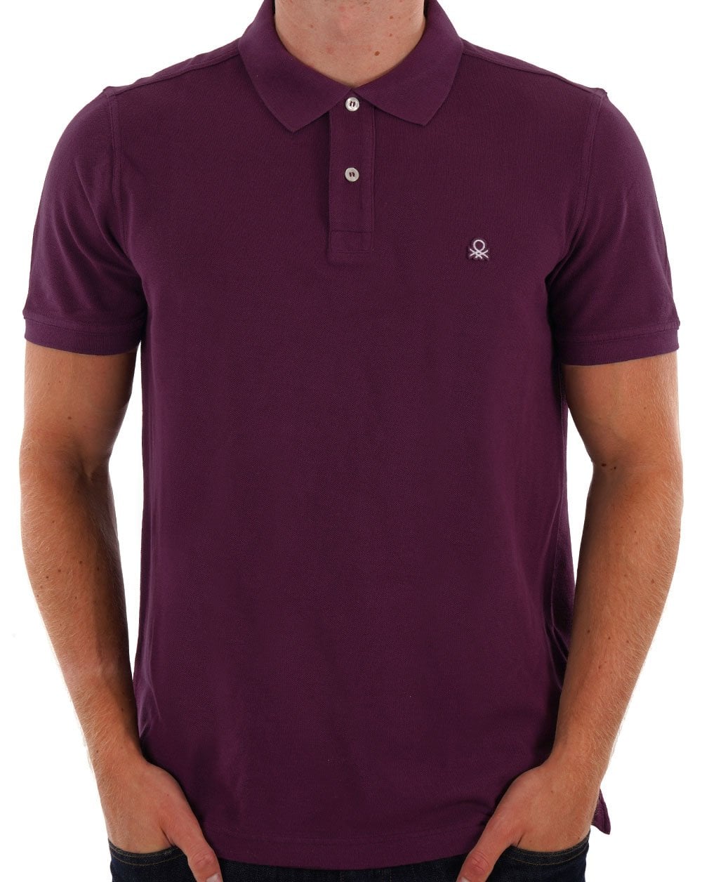 Benetton Poloshirt Traube
