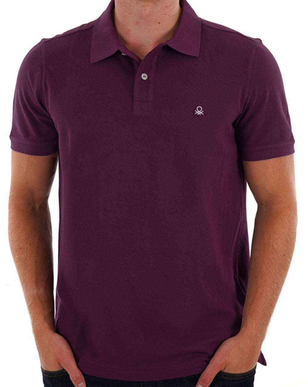 Benetton Poloshirt Traube