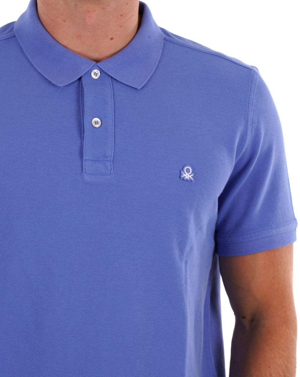 Benetton Poloshirt Lila Flieder