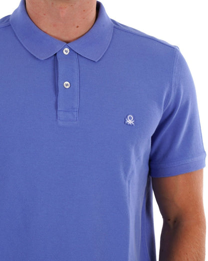 Benetton Poloshirt Lila Flieder