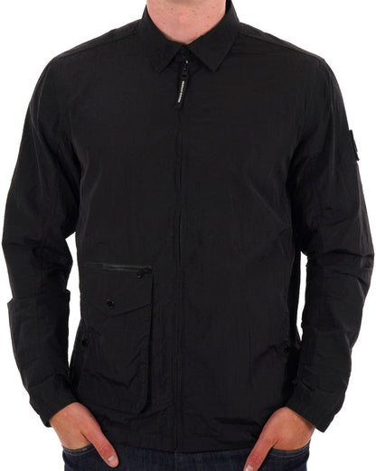 Weekend Offender Vinnie Überhemd Schwarz