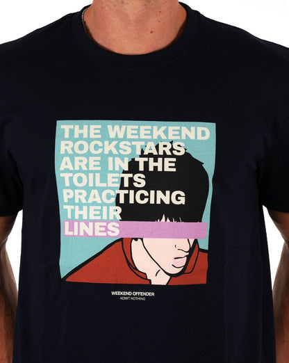 Weekend Offender San Francisco T-Shirt Marineblau