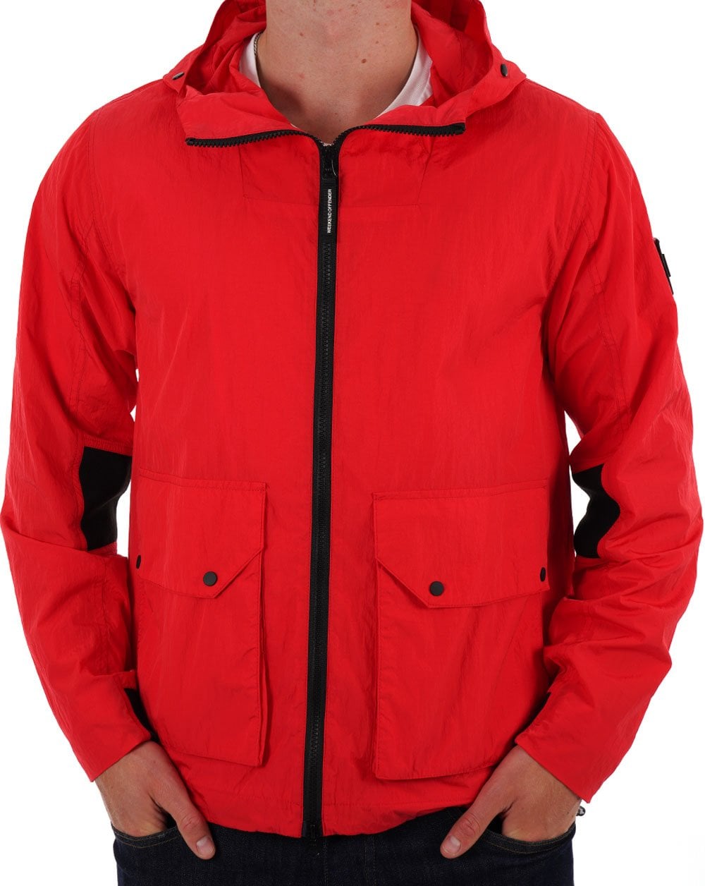 Weekend Offender Valencia Jacke Rot