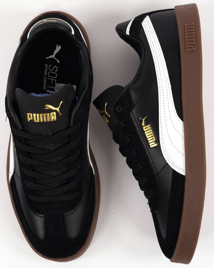 Puma Club II Era F-Ball Turnschuhe Schwarz – Gold