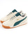 Puma Roma Suede Trainers Off White Green Gum