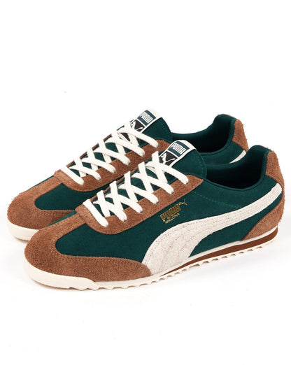 Puma Arizona Suede Sneakers Dunkelgrün / Frosted Ivory