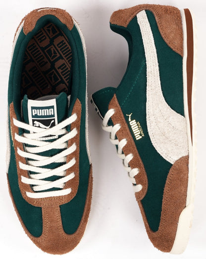 Puma Arizona Suede Sneakers Dunkelgrün / Frosted Ivory
