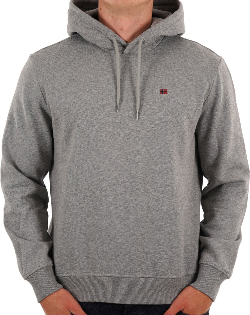 Napapijri Balis OH Hoodie Mittelgrau Meliert