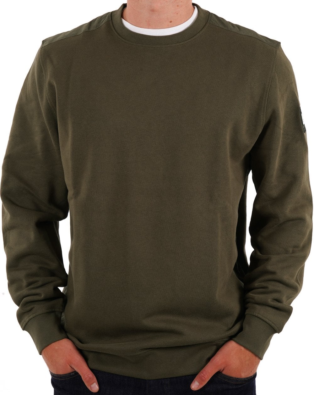 Weekend Offender F Bomb Sweatshirt Khaki Grün