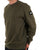 Weekend Offender F Bomb Sweatshirt Khaki Green