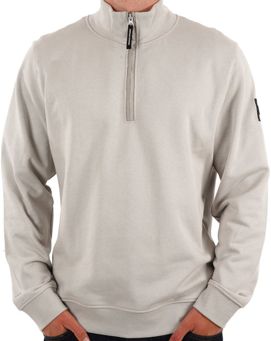 Weekend Offender Weekend Offender 1/4 Zip Sweat Cement