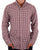 Gant Poplin Gingham Shirt Wine Red