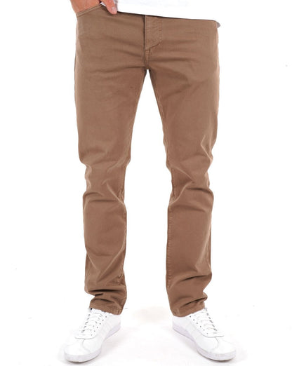 Gant – Elegante Jeans aus Baumwolltwill in normaler Passform, Wüstenbraun