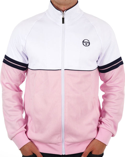 Sergio Tacchini Orion Track Top Pink/White