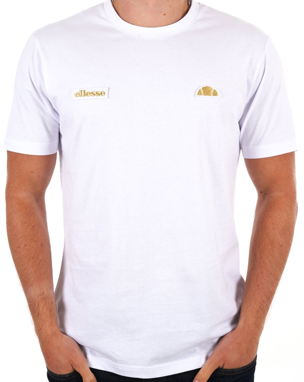 Ellesse Floran T-Shirt Weiß/Gold
