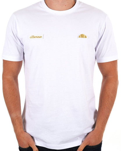 Ellesse Floran T-Shirt Weiß/Gold