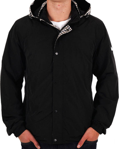 Weekend Offender Saunders AW Jacke Schwarz/Karo
