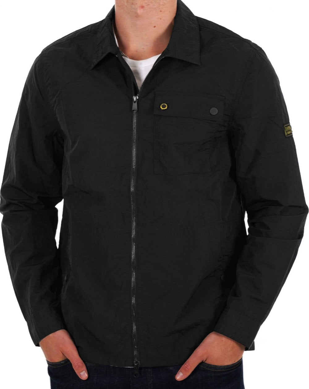 Barbour International Inline-Überhemd Schwarz
