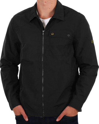 Barbour International Inline-Überhemd Schwarz