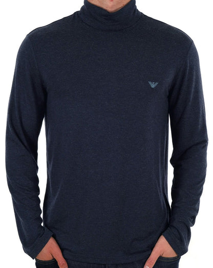 Emporio Armani Rollkragenpullover Marineblau