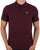 Barbour Tartan Pique Polo Shirt Dark Ruby