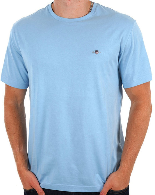 Gant Shield Crew T-Shirt Capriblau