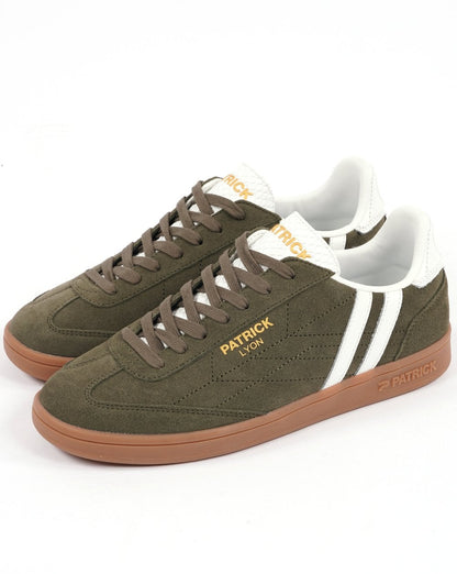 Patrick Lyon Sneakers Olivgrün/Weiß/Gummi