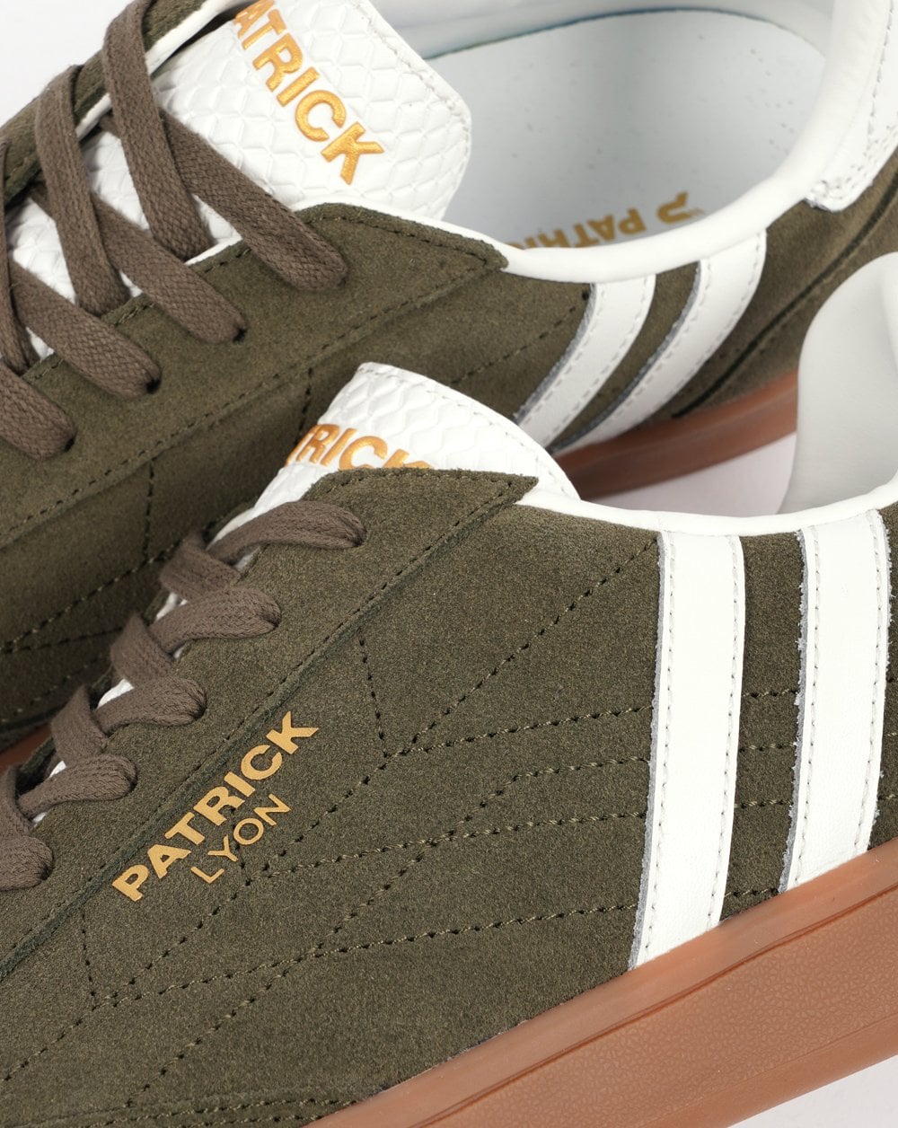 Patrick Lyon Sneakers Olivgrün/Weiß/Gummi