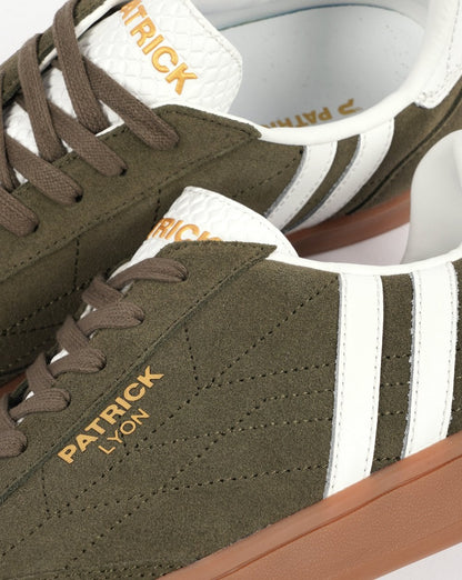 Patrick Lyon Sneakers Olivgrün/Weiß/Gummi