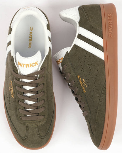 Patrick Lyon Sneakers Olivgrün/Weiß/Gummi