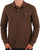 Benetton Long Sleeve Polo Shirt Brown