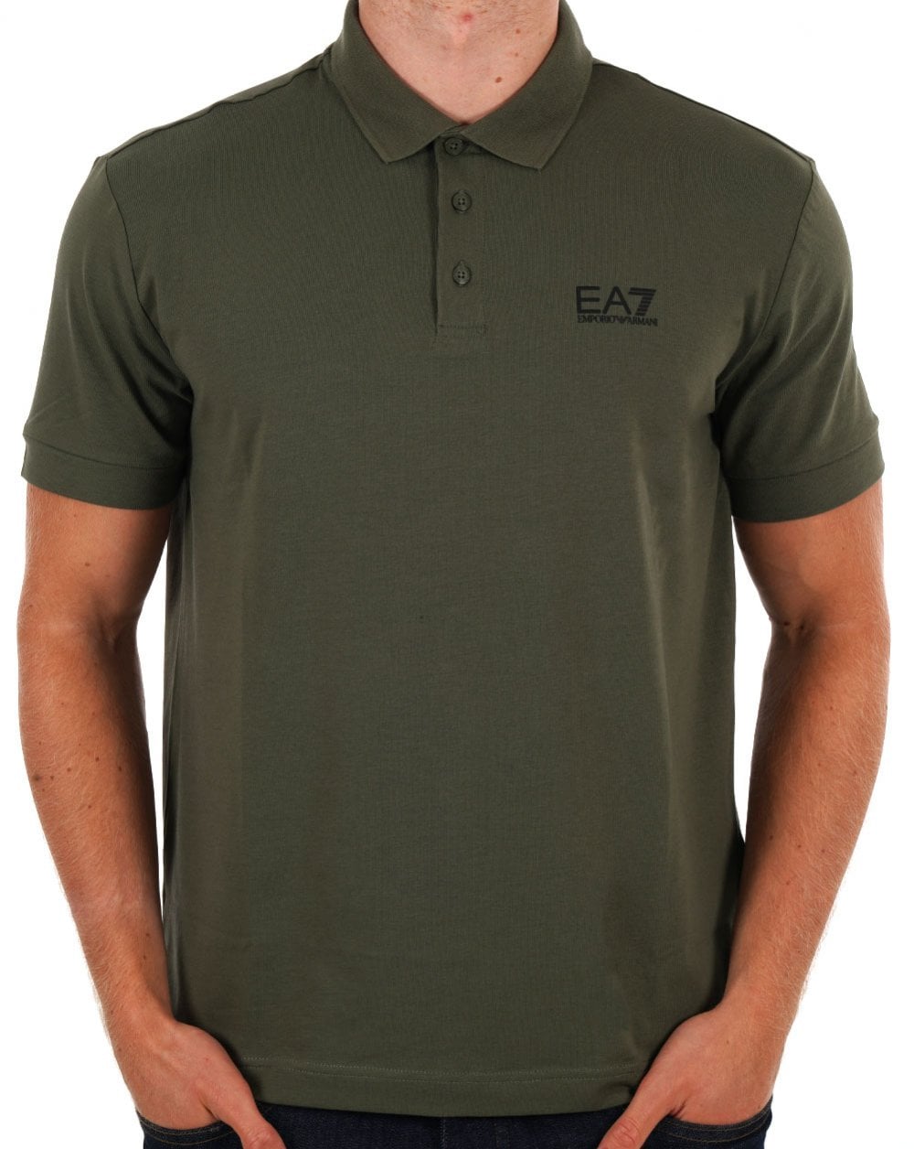 EA7 Emporio Armani Polo Shirt Beetle Green