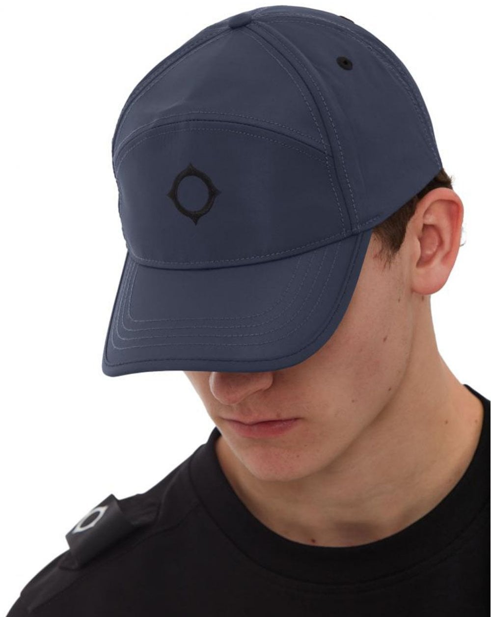 MA.STRUM – Kappe mit gesticktem Symbol, Tintenblau