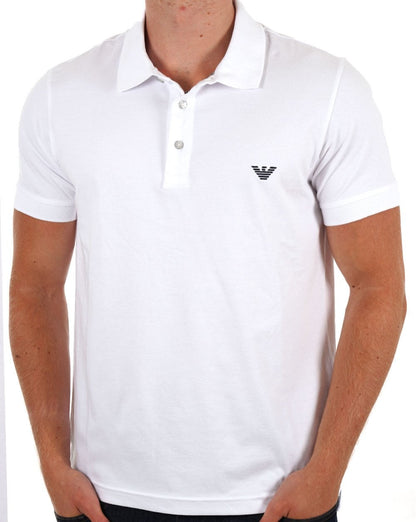 Emporio Armani Beach Poloshirt Weiß