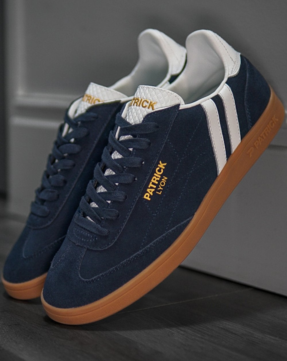 Patrick Lyon Sneakers Marineblau/Weiß/Gummi
