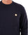 Pretty Green Cotton Tipped Knit Jumper Navy