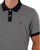 Pretty Green Travis Jacquard Polo Navy