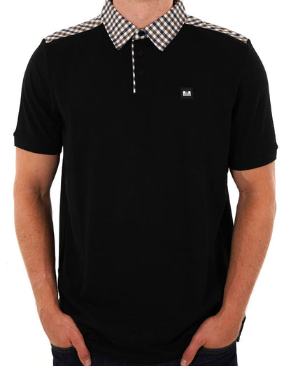 Weekend Offender Costa Poloshirt Schwarz