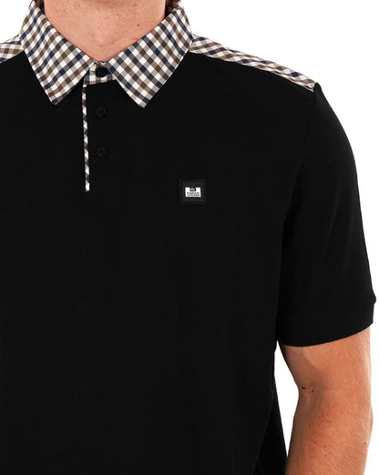 Weekend Offender Costa Poloshirt Schwarz