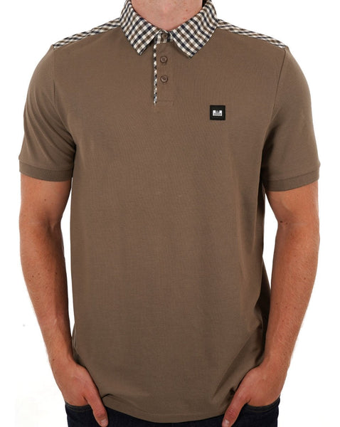 Weekend Offender Costa Polo Shirt Mocha