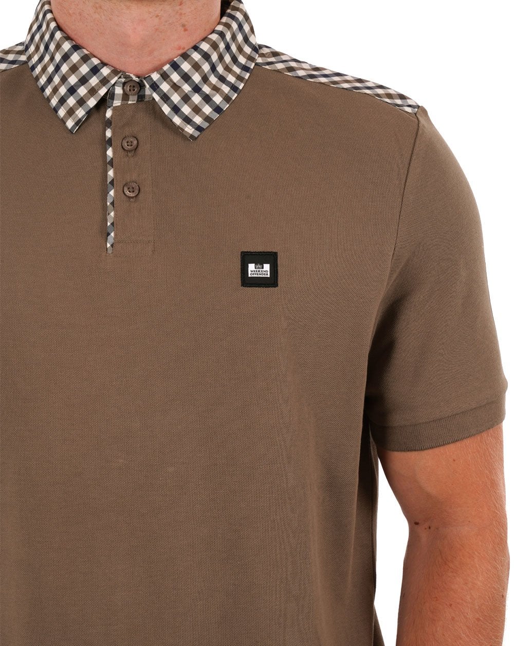 Weekend Offender Costa Poloshirt Mokka