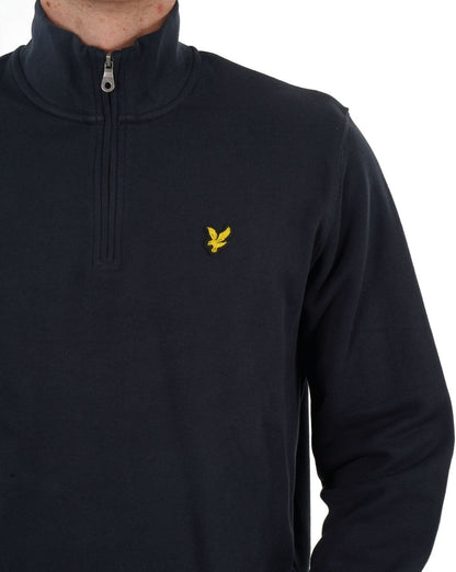 Lyle &amp; Scott – Sweatshirt mit 1/4-Reißverschluss, Marineblau