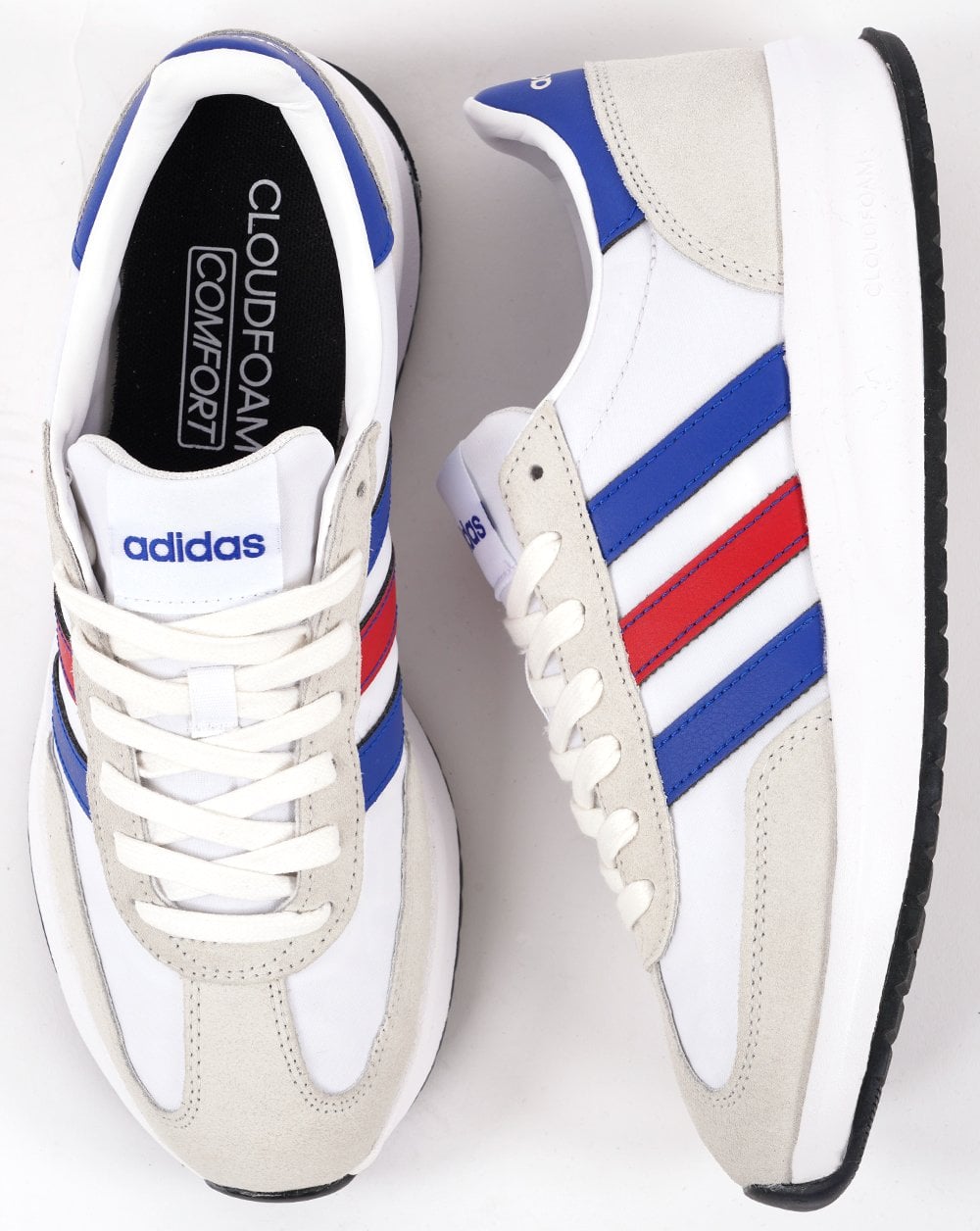 Adidas Run 70 Sneaker Weiß Royal Rot